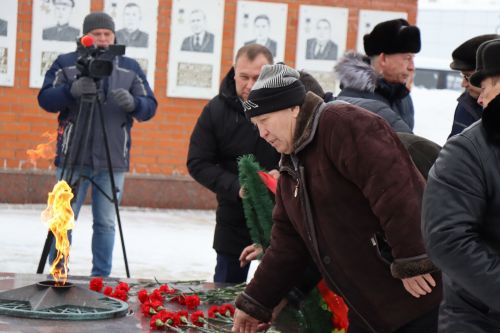 В Дрожжановском районе состоялся митинг посвященный  Дню защитника Отечества