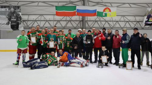 В Дрожжановском районе определили Чемпиона по хоккею среди организаций