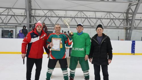 В Дрожжановском районе определили Чемпиона по хоккею среди организаций