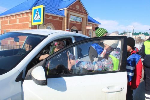 «Цветы для автоледи»: в Дрожжаном поздравили женщин-водителей с праздником 8 марта