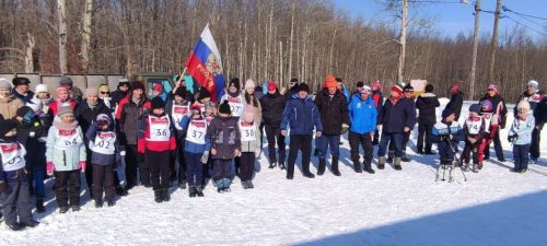 На лыжной базе Дрожжановского лесничества прошли соревнования «Чекурская лыжня»