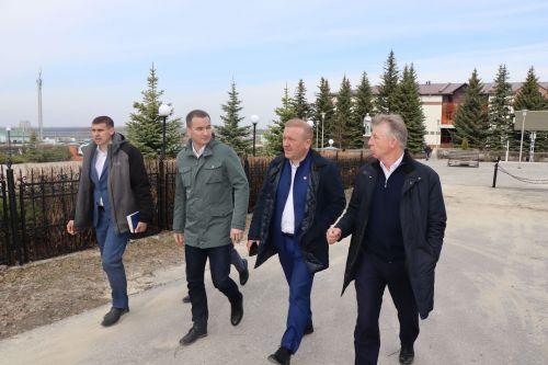 Дрожжановский район с рабочим визитом посетил министр по делам молодежи РТ