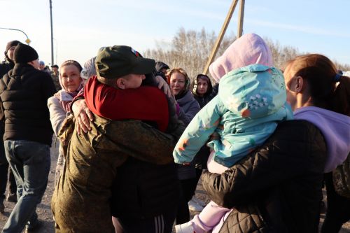 В Дрожжановский район вернулись на побывку бойцы из зоны СВО