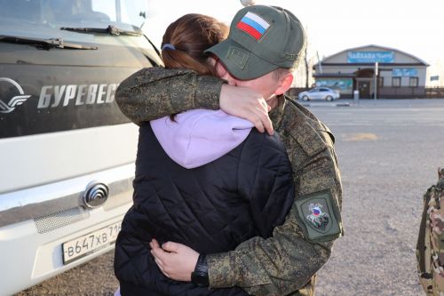 В Дрожжановский район вернулись на побывку бойцы из зоны СВО