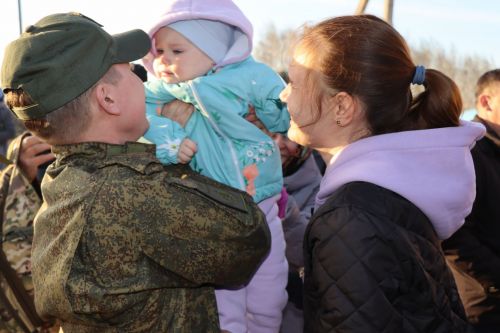 В Дрожжановский район вернулись на побывку бойцы из зоны СВО