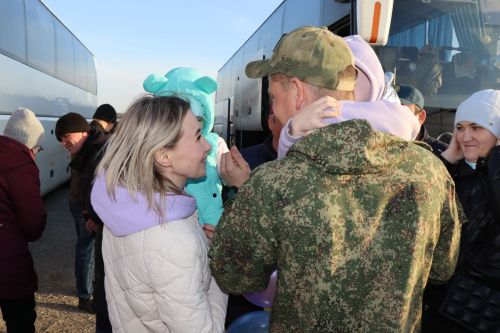 В Дрожжановский район вернулись на побывку бойцы из зоны СВО