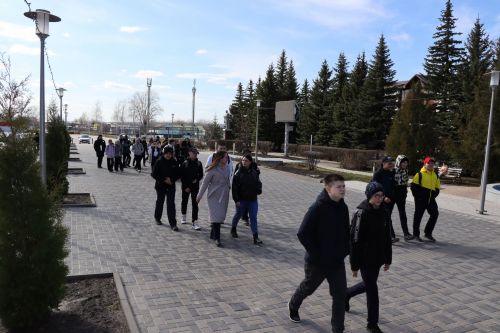 Дрожжановцы прошагали 10 тысяч шагов навстречу к своему здоровью