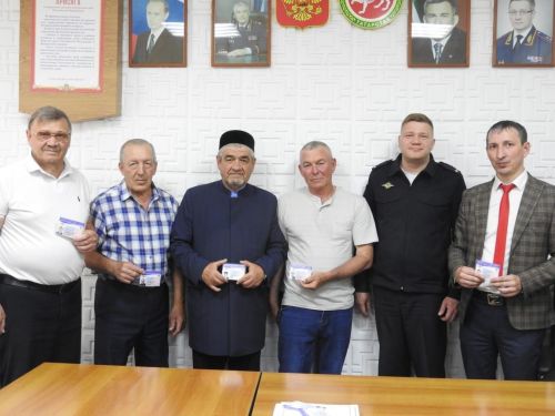 В Дрожжановском районе вручили удостоверения новым членам Общественного совета при отделе МВД России