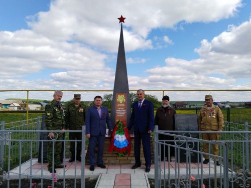 Воины-афганцы Дрожжановского района приняли участие в праздничных мероприятиях ко Дню Победы