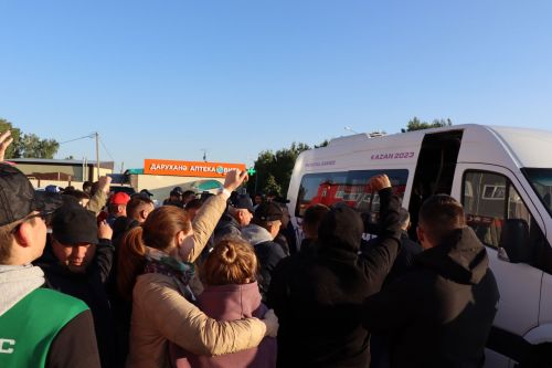 В Дрожжановском районе проводили ребят в Вооруженные Силы РФ