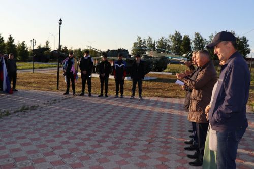 В Дрожжановском районе проводили ребят в Вооруженные Силы РФ