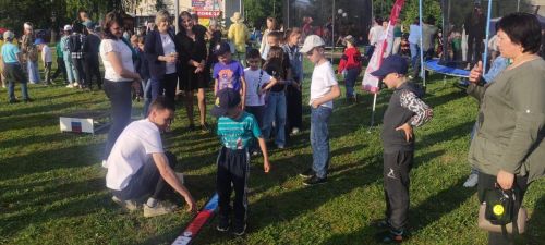 В рамках празднования Дня защиты детей была организована мобильная площадка ВФСК «Готов к труду и обороне»