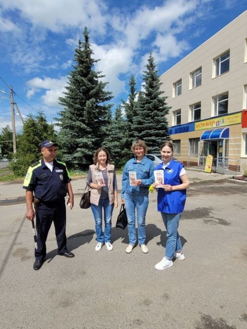 В Дрожжаном в рамках профилактического мероприятия «Пешеход» проводятся акции по БДД