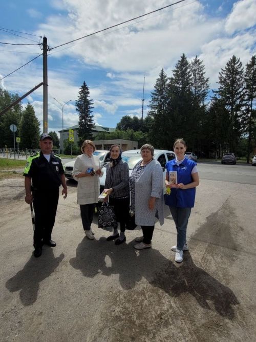 В Дрожжаном в рамках профилактического мероприятия «Пешеход» проводятся акции по БДД