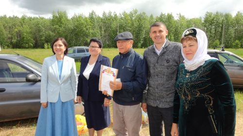 Чүпрәледә пенсионерлар Сабантуйга җыелды