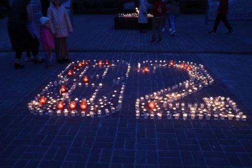 В Дрожжаном провели акцию «Свеча памяти»