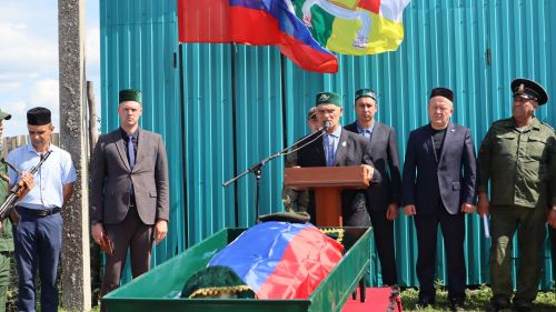 В Дрожжановском районе простились с военнослужащим, который погиб в СВО