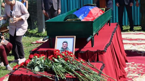 В Дрожжановском районе простились с военнослужащим, который погиб в СВО