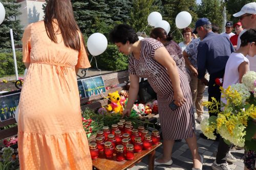Память детей — жертв войны в Донбассе почтили в Дрожжановском районе