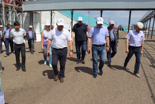 В Дрожжановском районе проверили готовность элеватора к приемке нового урожая