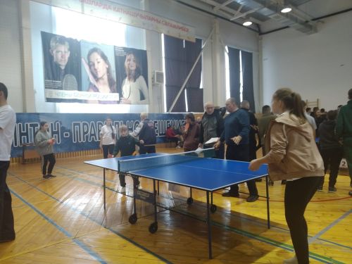 В Дрожжановском районе РТ прошли соревнования по настольному теннису