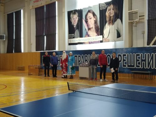 В Дрожжановском районе РТ прошли соревнования по настольному теннису