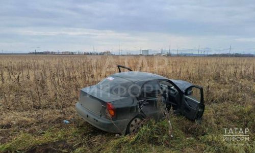 В Татарстане после столкновения легковушек пострадали женщина и двое детей