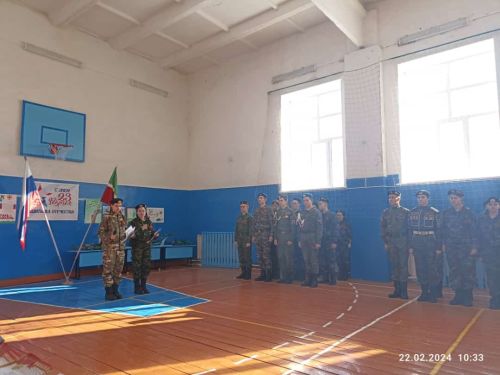 В Дрожжановском районе РТ состоялось закрытие месячника оборонно-массовой, военно-патриотической и спортивной работы