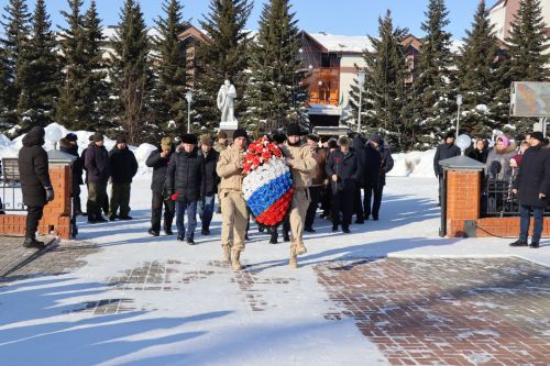 В Дрожжановском районе РТ состоялся торжественный митинг в честь Дня защитников Отечества