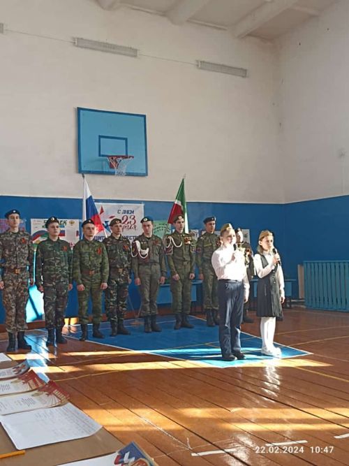 В Дрожжановском районе РТ состоялось закрытие месячника оборонно-массовой, военно-патриотической и спортивной работы