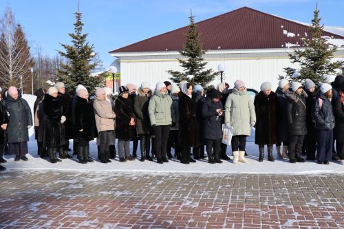 В Дрожжановском районе РТ состоялся торжественный митинг в честь Дня защитников Отечества