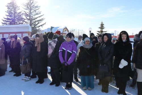 В Дрожжановском районе РТ состоялся торжественный митинг в честь Дня защитников Отечества