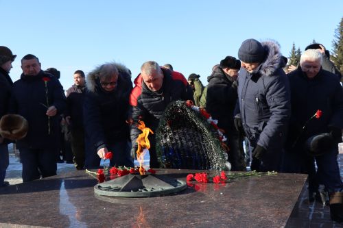 В Дрожжановском районе РТ состоялся торжественный митинг в честь Дня защитников Отечества