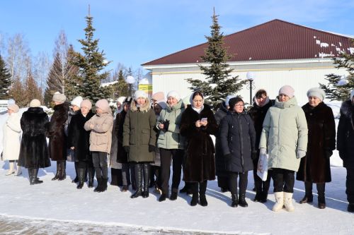 В Дрожжановском районе РТ состоялся торжественный митинг в честь Дня защитников Отечества