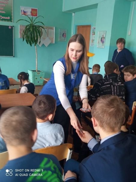 В Старошаймурзинской школе прошла беседа с учащимися по ПДД