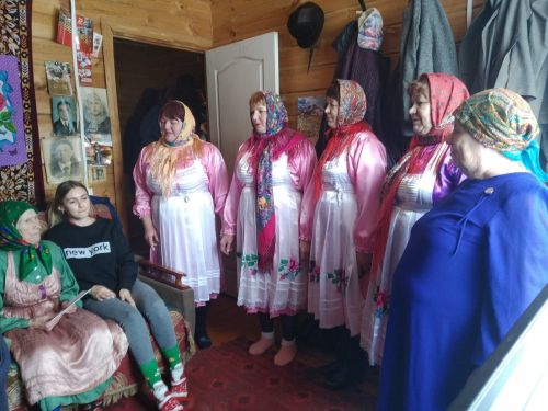 В Дрожжановском районе РТ бабушку участника СВО поздравили с 95-летием
