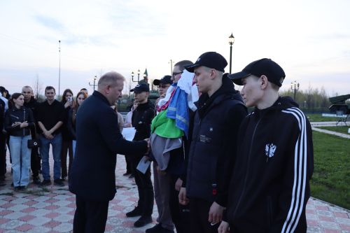 В Дрожжановском районе РТ состоялась первая отправка молодых людей на срочную службу