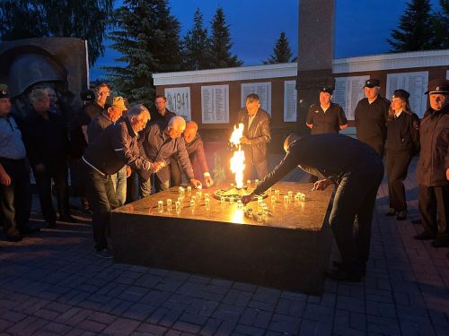 Дрожжановцы присоединились к акции «Свеча Памяти»