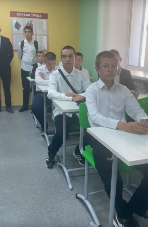 В Дрожжановском районе состоялась первая пара у первокурсников техникума отраслевых технологий