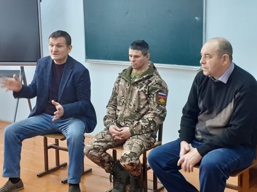 В Новоильмовской СОШ прошло мероприятие, посвященное открытию Года защитника Отечества
