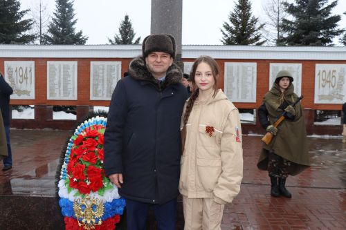 В Дрожжаном прошел митинг ко Дню прорыва блокады Ленинграда