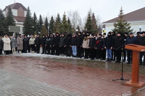 В Дрожжаном прошел митинг ко Дню прорыва блокады Ленинграда