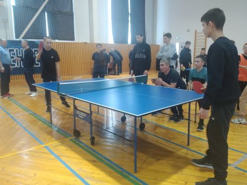 В Дрожжановском районе РТ состоялись соревнования по настольному теннису на призы Деда Мороза