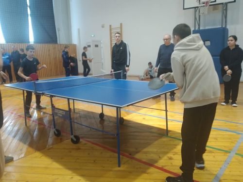 В Дрожжановском районе РТ состоялись соревнования по настольному теннису на призы Деда Мороза