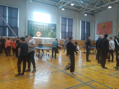В Дрожжановском районе РТ состоялись соревнования по настольному теннису на призы Деда Мороза