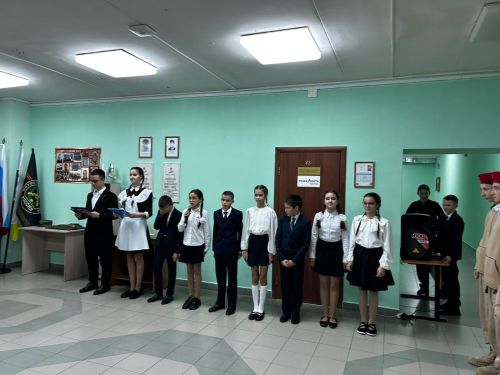 В Стародрожжановской школе №1 открыли уголок памяти участнику СВО