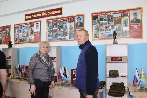 В Алешкин-Саплыкской школе открыли уголки памяти участникам СВО