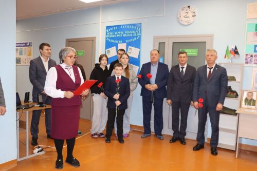 В селе Старые Чукалы Дрожжановского района РТ увековечили память бойца  СВО