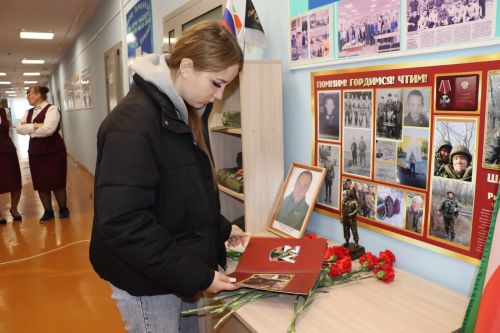 В селе Старые Чукалы Дрожжановского района РТ увековечили память бойца  СВО