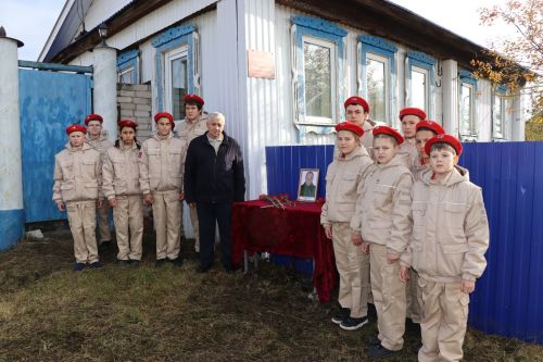 В селе Старые Чукалы Дрожжановского района РТ увековечили память бойца  СВО